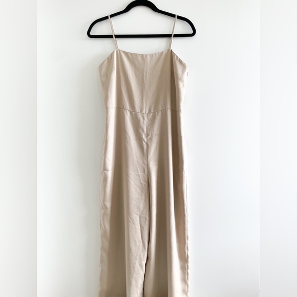 Babaton Esteban Jumpsuit (Beige) - Picture 1 of 10